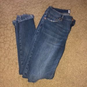 Jean Free People Frayed Jeans